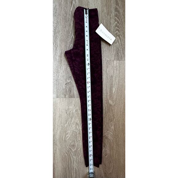 Athleta|Elation Textured Tight|Maroon|NWT|SZ XS - Picture 6 of 10
